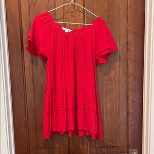 Counterparts Red Women's Blouse